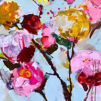 Ausdrucksstarke Blumen: Ein Tanz der Farben und Formen