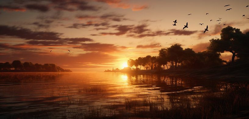 Goldene Stunde von fernlichtsicht