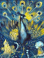 Peacock in Impressionist Colors Special Edition