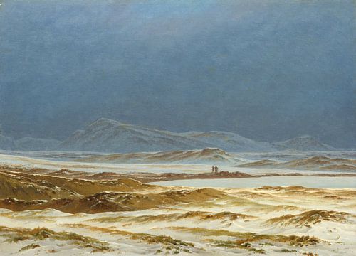 Noordelijk landschap, lente, Caspar David Friedrich