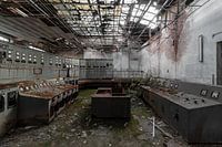 Salle de contrôle délabrée