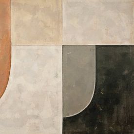 Japandi Abstract – Bol en Vlakken van Whale & Sons