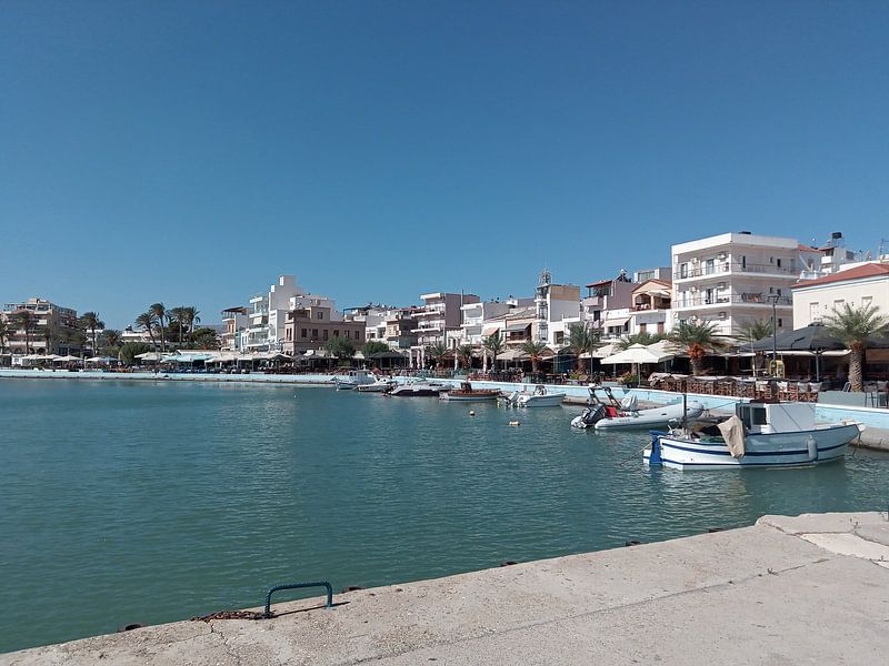 View of Sitis from the jetty by Detlef Georgi