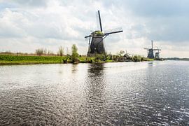 Kinderdijk Windmolens van Brian Morgan