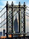 Manhattan Bridge New York van Kurt Krause thumbnail
