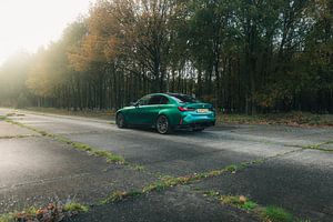 BMW M3 G80 Vliegveld Simplistisch Symmetrie