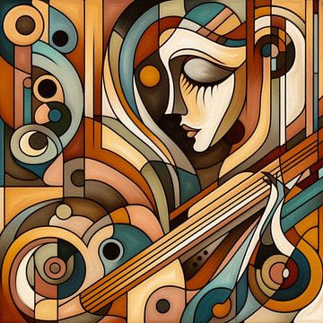 The guitar player by Kay Weber