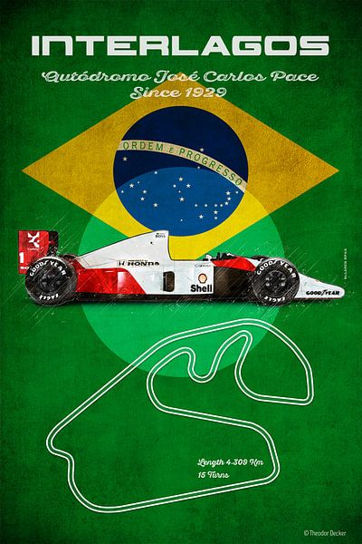 Piste de course d'Interlagos par Theodor Decker