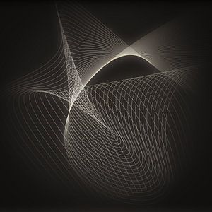 Geometrisches Kunstwerk aus einer Serie von 4 - Nummer 2