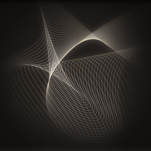 Geometrisch kunstwerk uit serie van 4 - nummer 2