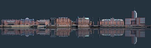 Hamburg . Cityscape . Speicherstadt