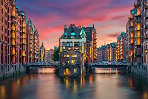Speicherstadt à Hambourg, Allemagne