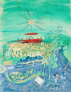 Raoul Dufy - Der blaue Zug (1935)