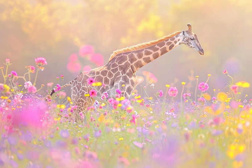 Giraffe by Poster Art Shop