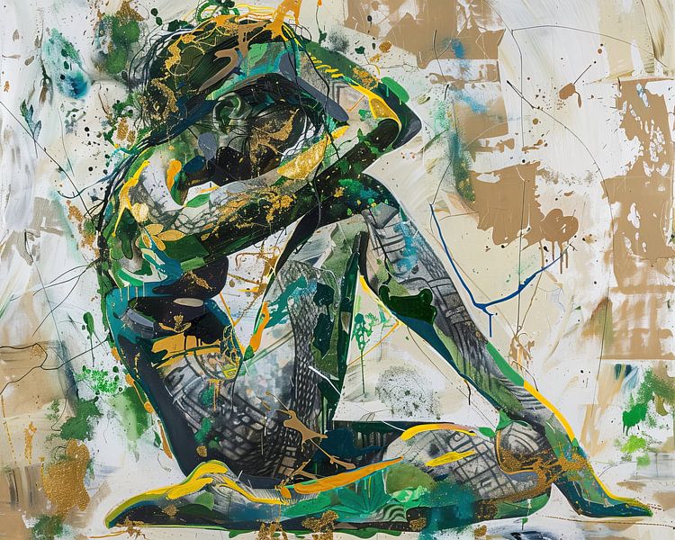 Portrait 36.7433 by Eye catching paintings
