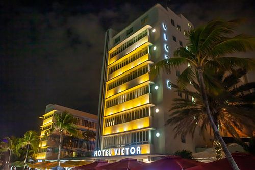 Miami Beach bij nacht