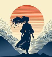 girl silhouette