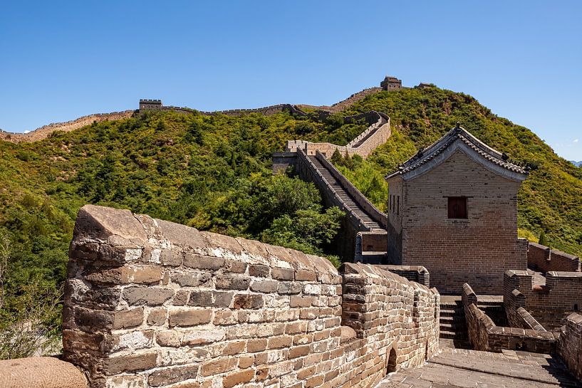 Die Große Mauer bei Jinshanling in China von Roland Brack