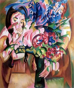 Alice Bailly - Blumen und Figuren