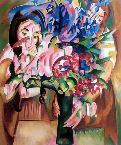 Alice Bailly - Blumen und Figuren by Peter Balan