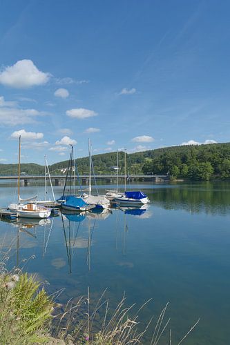 bij het Lister stuwmeer in het Sauerland
