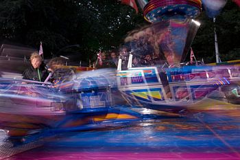 Kermis attractie Break Dance in Oosterhout, Noord Brabant, Holland, Nederland afbeelding