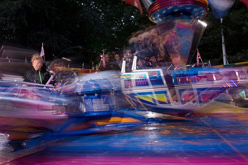Kermis attractie Break Dance in Oosterhout, Noord Brabant, Holland, Nederland afbeelding