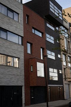 Entre les bâtiments | Amsterdam | Photographie de voyage Pays-Bas sur Dohi Media