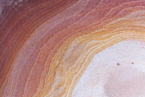 Abstracte textuur van de erosielagen van een Australisch gesteente