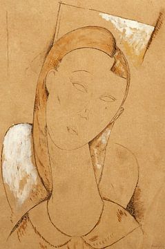 Amedeo Modigliani,Jeune femme Jeune femme