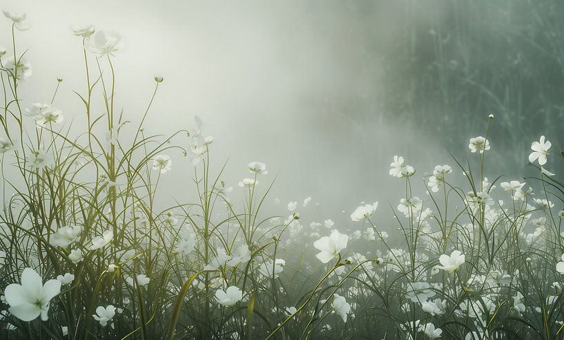 Flora im Morgennebel von fernlichtsicht