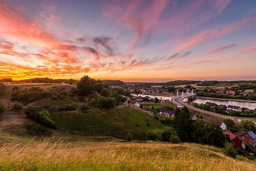 Coucher de soleil à Kanne, Riemst