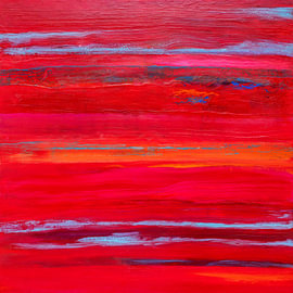 Abendrot auf Texel. von Atelier ‘Et Wad - Monique Bremer