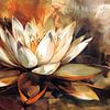 Lotus Abstract van Jacky