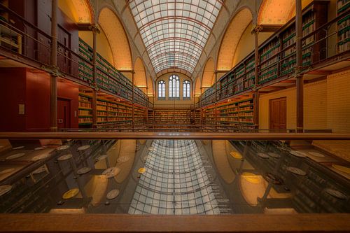 De bibliotheek van het Rijksmuseum in Amsterdam