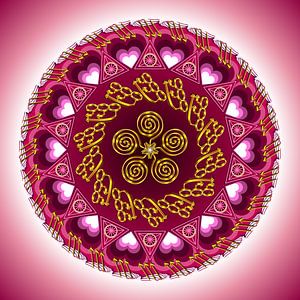 Mandala de cristal - vision et intention profonde sur SHANA-Lichtpionier