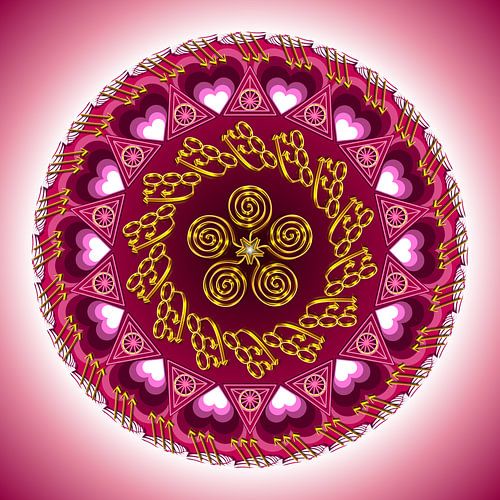 Kristallen mandala inzicht en diepe intentie