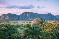 Vinales Valley in Vinales Cuba magenta version