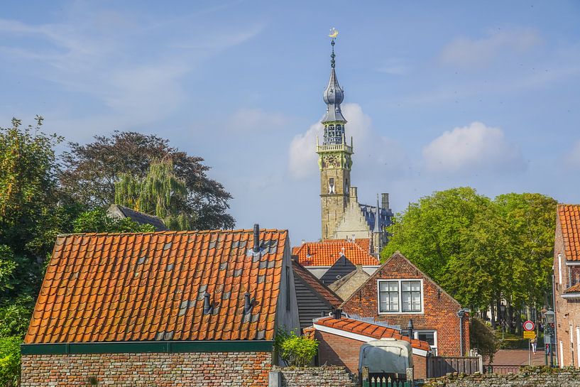 Veere, beautiful town in Walcheren Zeeland by Dirk van Egmond