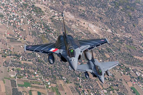 Rafale Solo Display Team 2022 boven Griekenland.