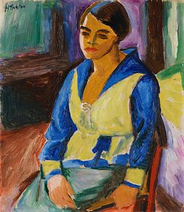 Max Pechstein, Die chinesische Jacke, um 1918