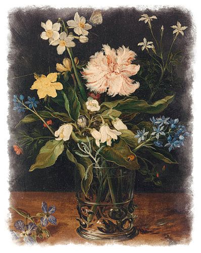 Old Masters series #7 - Still life with flowers in a glass, Jan Brueghel (II)