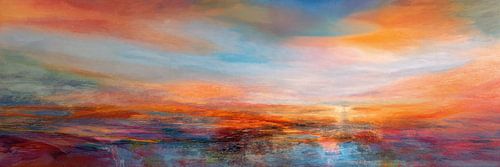 Gloeiend avondlicht - de kleuren van een avond in augustus