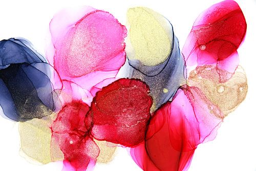 Abstracte gekleurde ballonnen