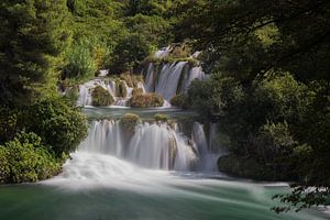 Belle cascade sur Steve Mestdagh