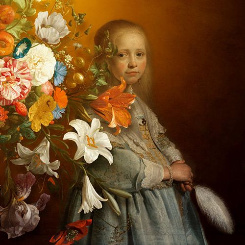 Portrait of a girl in Blue - The Stilled Life Edition