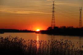 coucher de soleil sur victor truyts