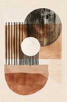 Japandi abstract