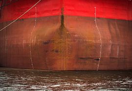 The bow moored ahead by scheepskijkerhavenfotografie