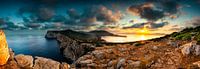 Sonnenaufgang Sardinien - Bucht von Alghero von Damien Franscoise Miniaturansicht